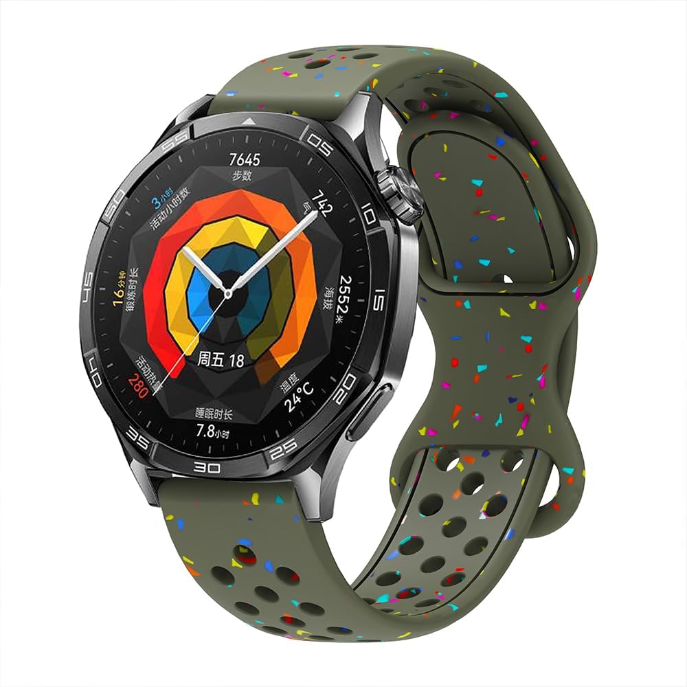 Detalle de Garmin Vivoactive 4 22mm breathable silicone strap