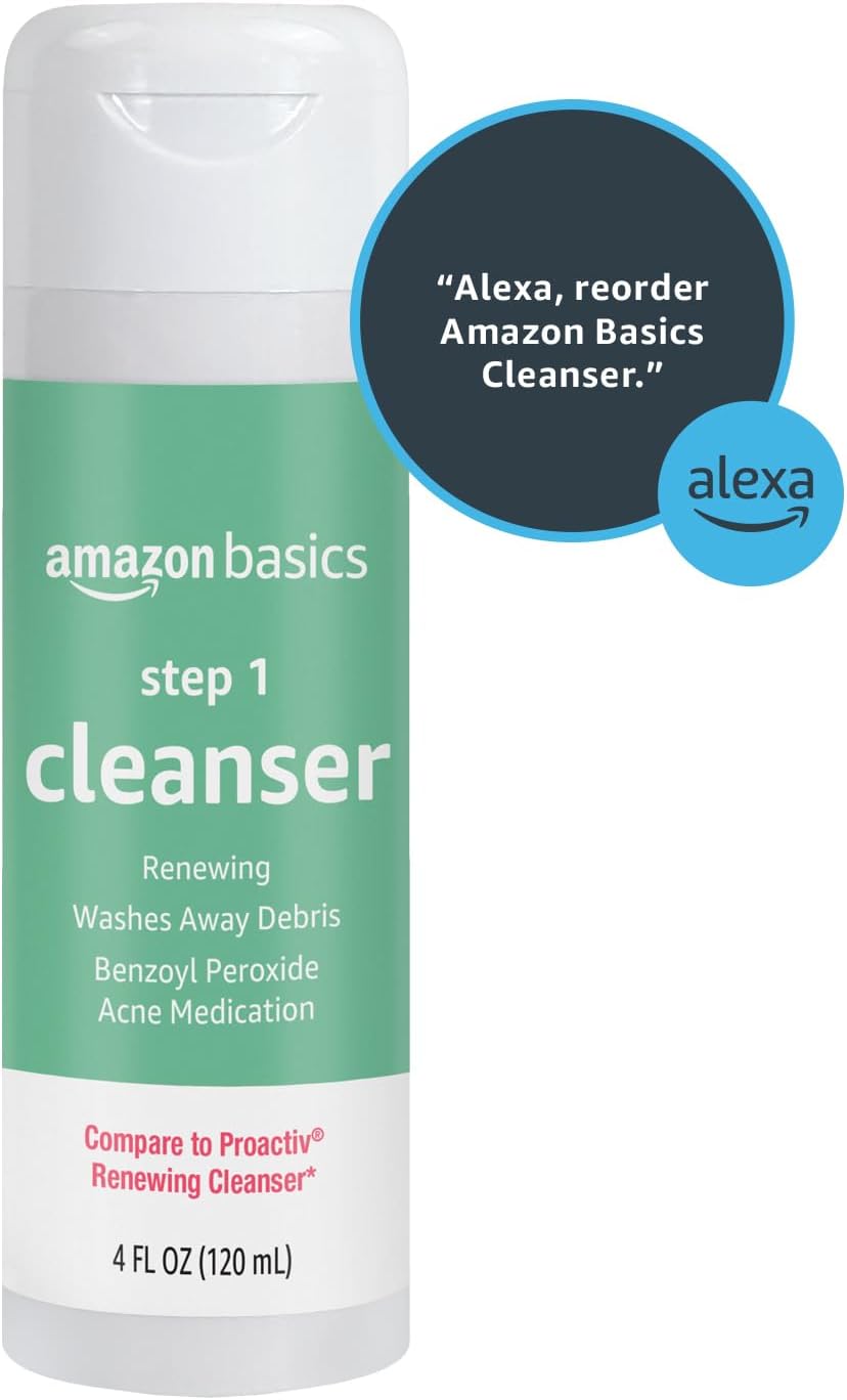 Thumbnail 5 de Amazon Basics 3-Step Acne Treatment Remedy System Cleanser (2.5% Benzoyl Peroxide) — 4 fl oz