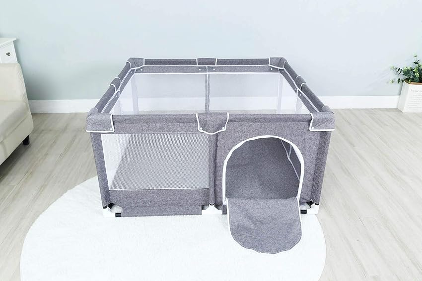Thumbnail 2 de Star Ibaby Oxford XL - Parque Bebé Ultraligero Soft Grey