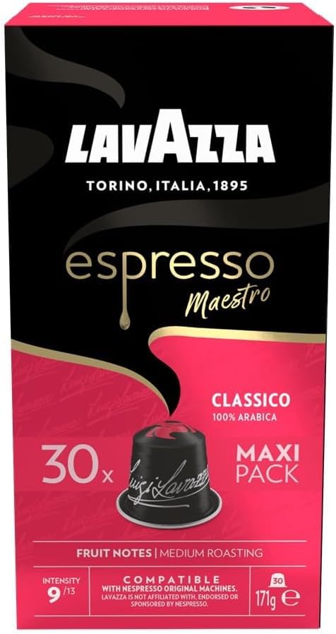 Detalle de Lavazza Crema e Gusto Classico — 30 cápsulas compatibles con Nespresso Original