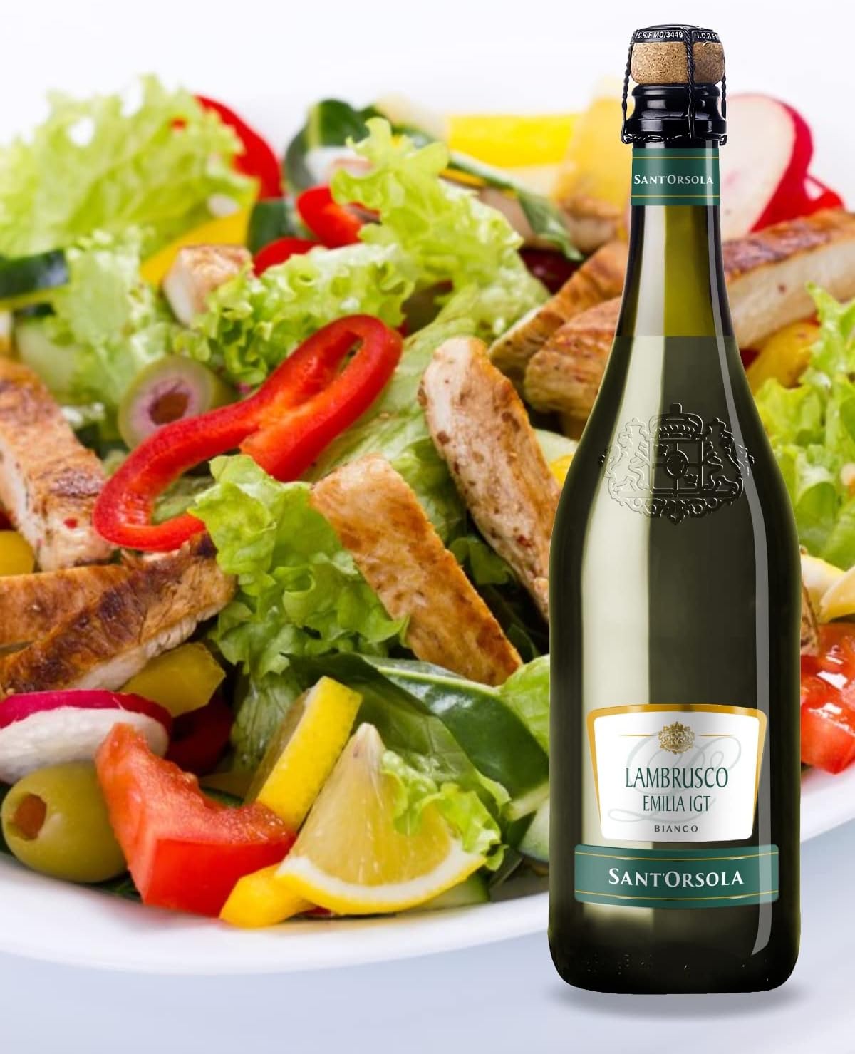 Thumbnail 2 de Sant'Orsola Lambrusco Emilia IGT Vino Blanco Seco 🍷 - 6x750ml