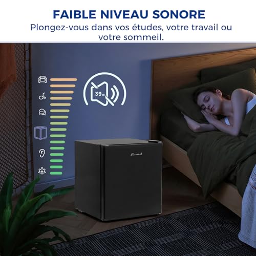 Detalle de Smad Mini Frigo 48L — Réfrigérateur compact 45L utiles, porte réversible et plage 0–10°C