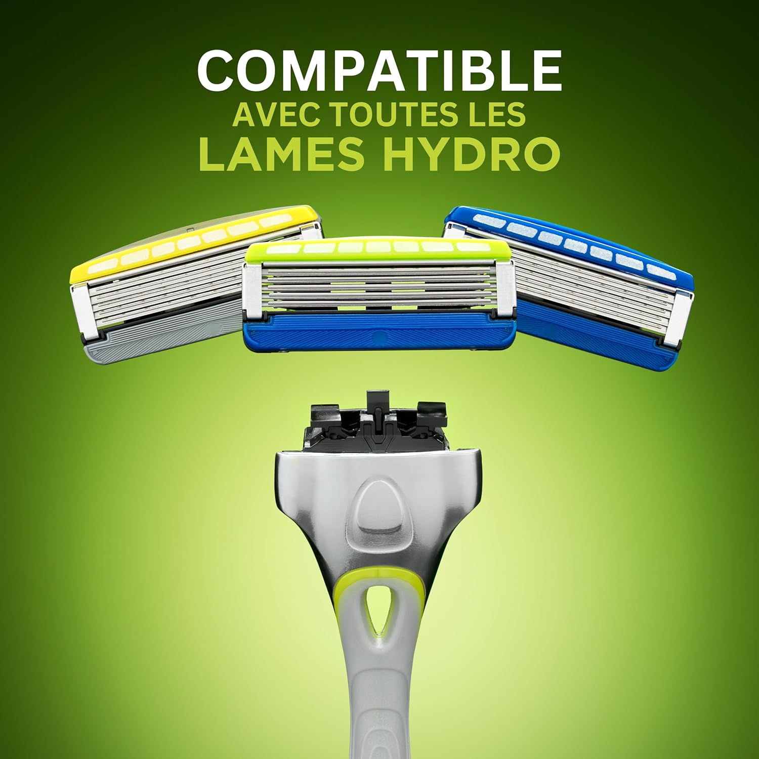 Detalle 2 de Wilkinson Sword Hydro 5 – Rasoir Sensitive pour Homme avec Gel hydratant et lames de précision (pack 4 recharges)