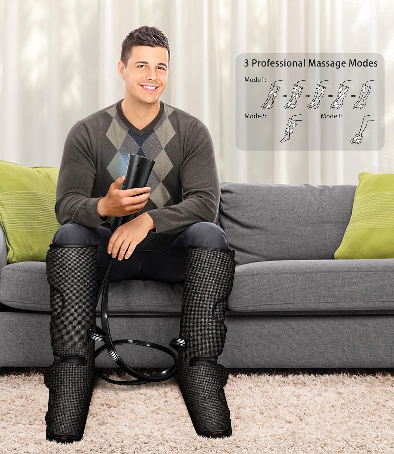 Detalle de UMARMUNG Air Compression Leg Massager with Heat