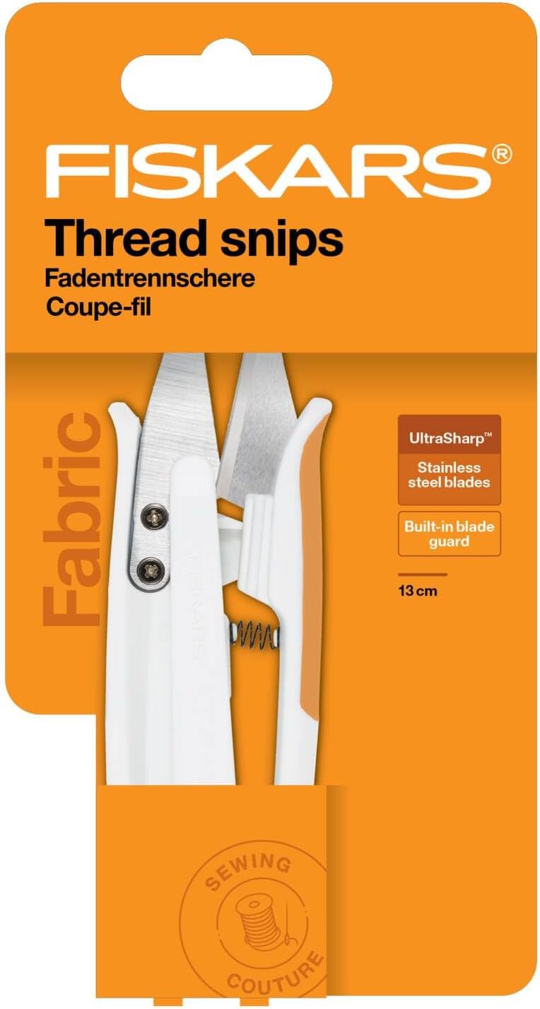 Detalle de Fiskars Softgrip trådsax för höger- och vänsterhänta med blad i legerat stål