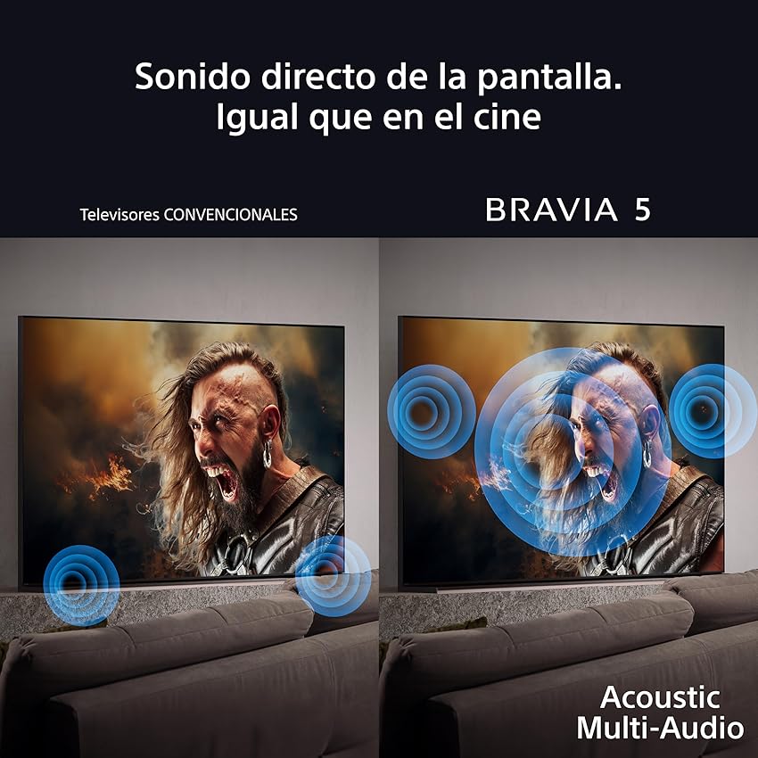 Detalle de Sony BRAVIA 5 Mini LED 55" — Procesador XR