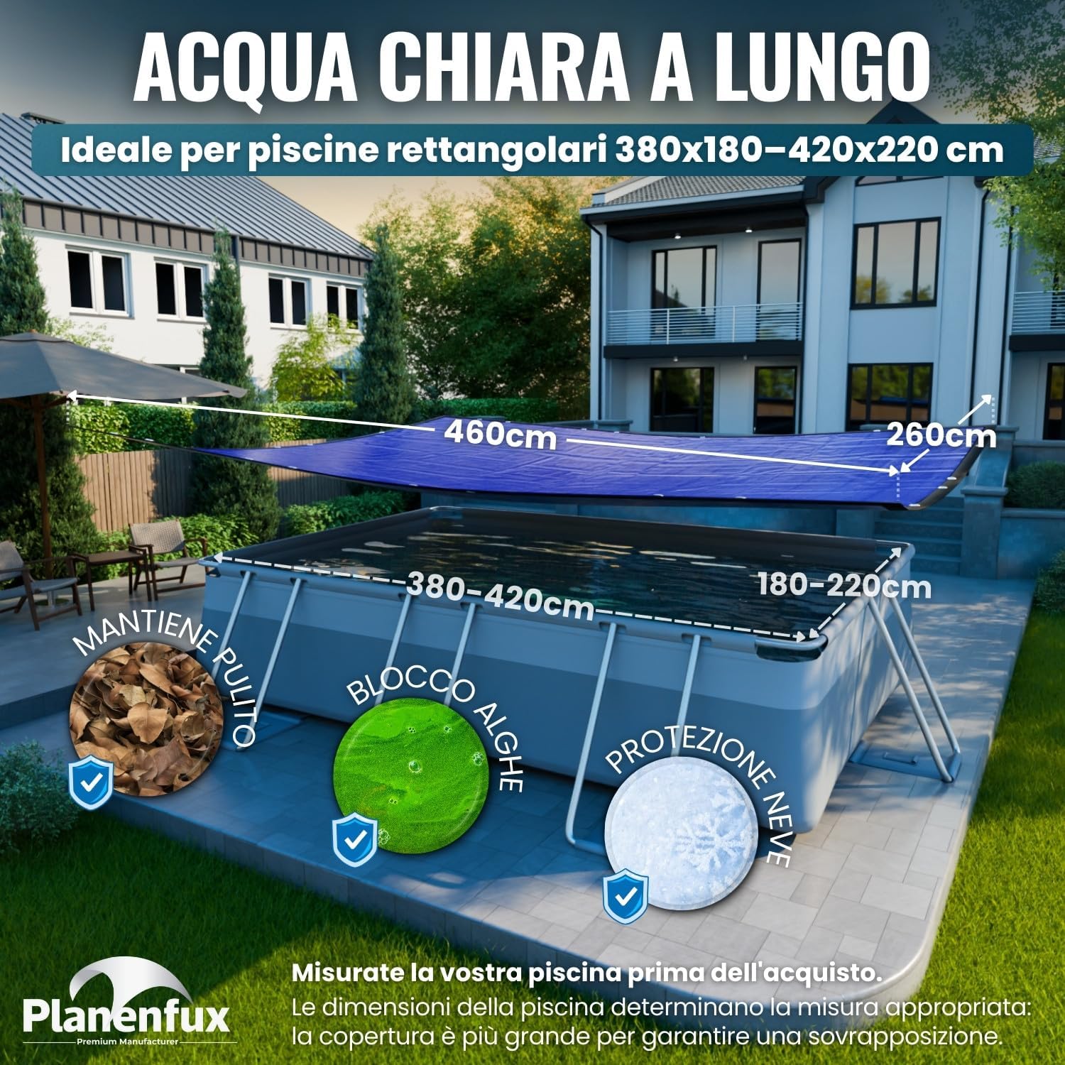 Detalle de Planenfux telo copri piscina 460x260