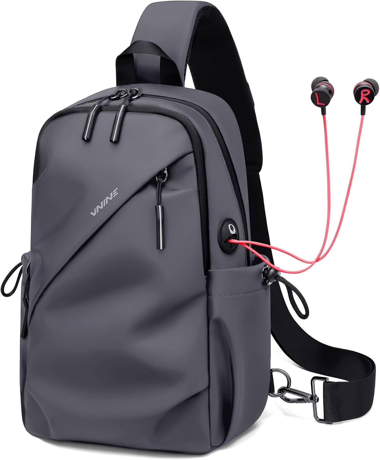 Thumbnail 6 de VNINE Sling Bag Umhängetasche Brusttasche – Vielseitige Schultertasche für Herren und Damen