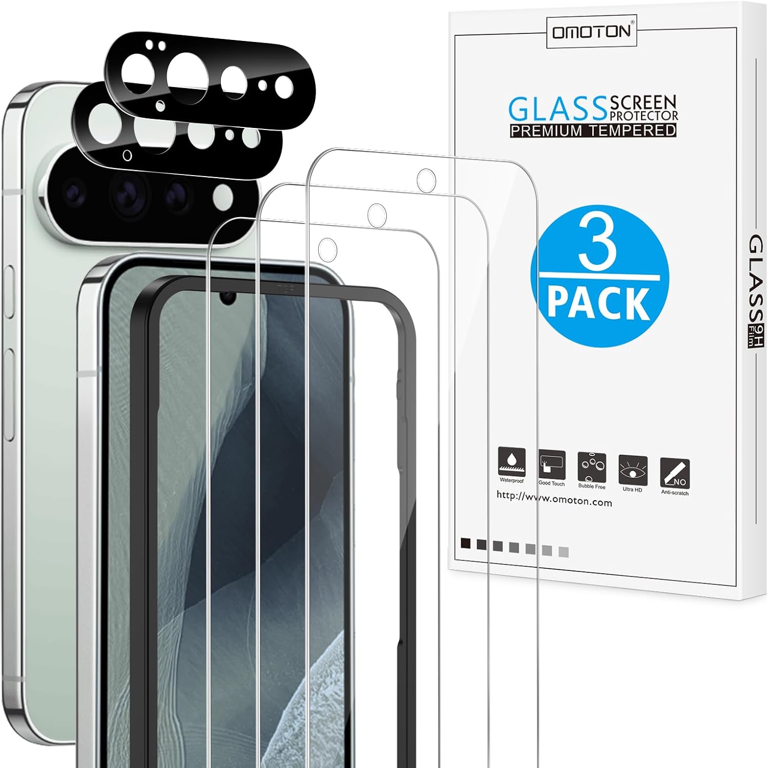 Detalle de OMOTON Pixel 11 Pro XL screen protector 6.8-inch