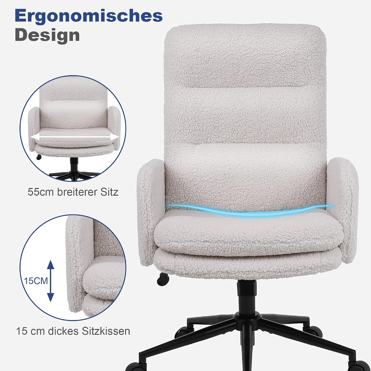 Thumbnail 4 de Youhauchair Schreibtischstuhl 46–56 cm