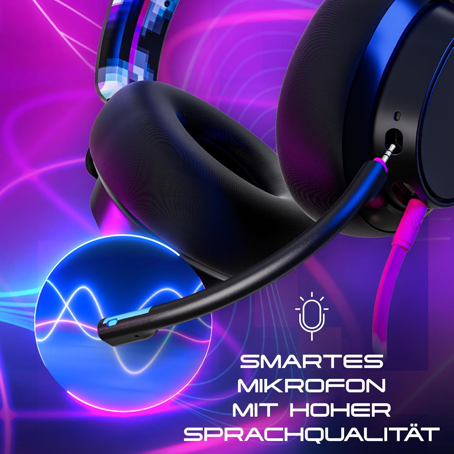 Thumbnail 2 de Skullcandy SLYR Pro kabelgebundenes Gaming-Headset (Multi-Platform) mit KI-Mikro – Schwarz