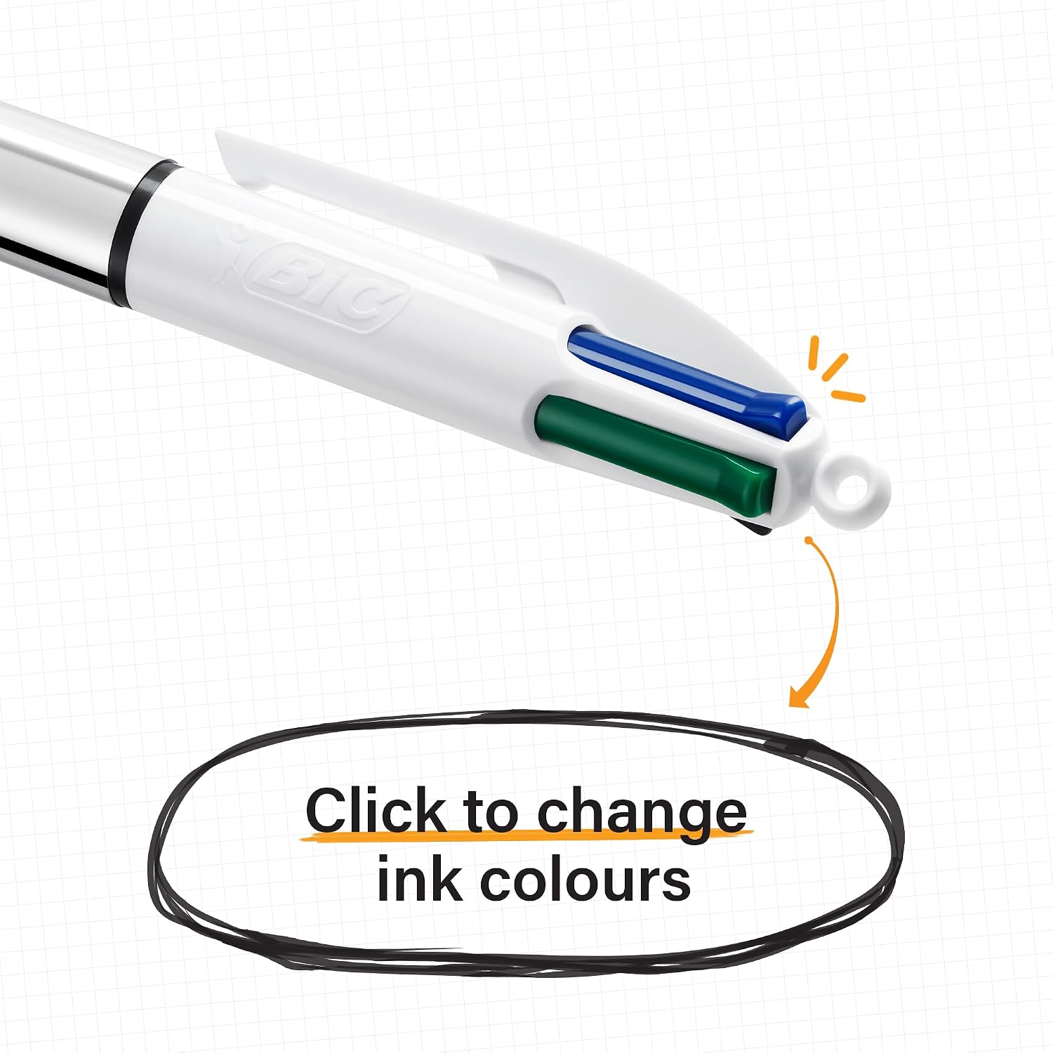 Thumbnail 5 de BIC 4 Colours Rose Gold Pen 1.0mm
