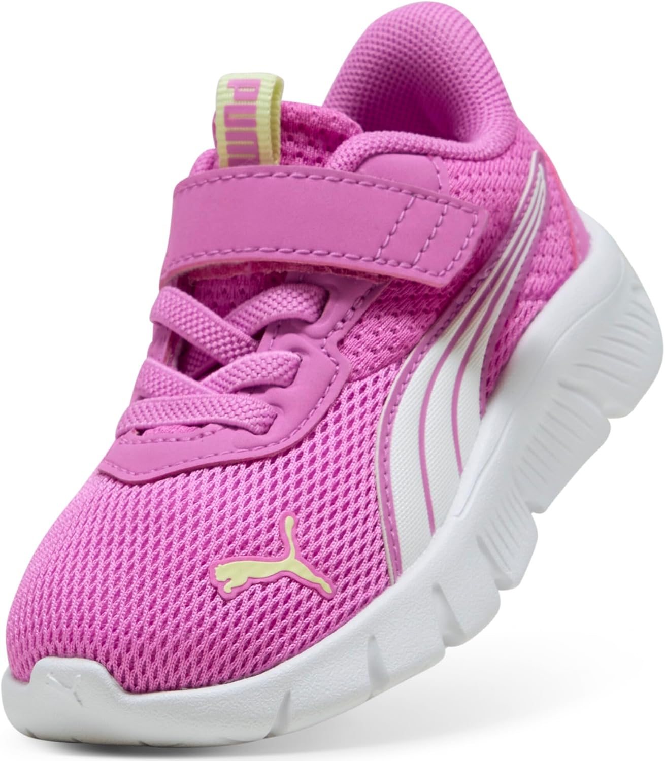 Detalle de Puma Flexfocus Modern AC+ InfSneaker Unisex Baby – Electric Orchid/Puma White, 24 EU