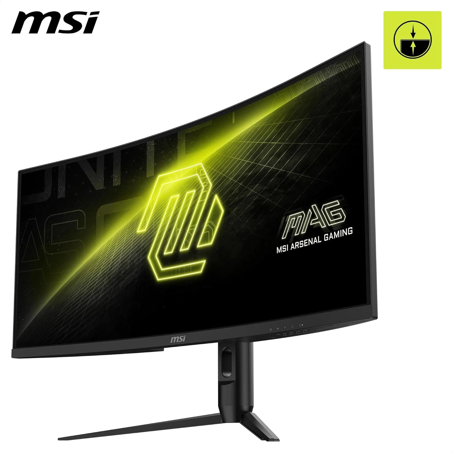 Thumbnail 2 de MSI MAG 342CQR E2 34-Inch UWQHD Curved Gaming Monitor