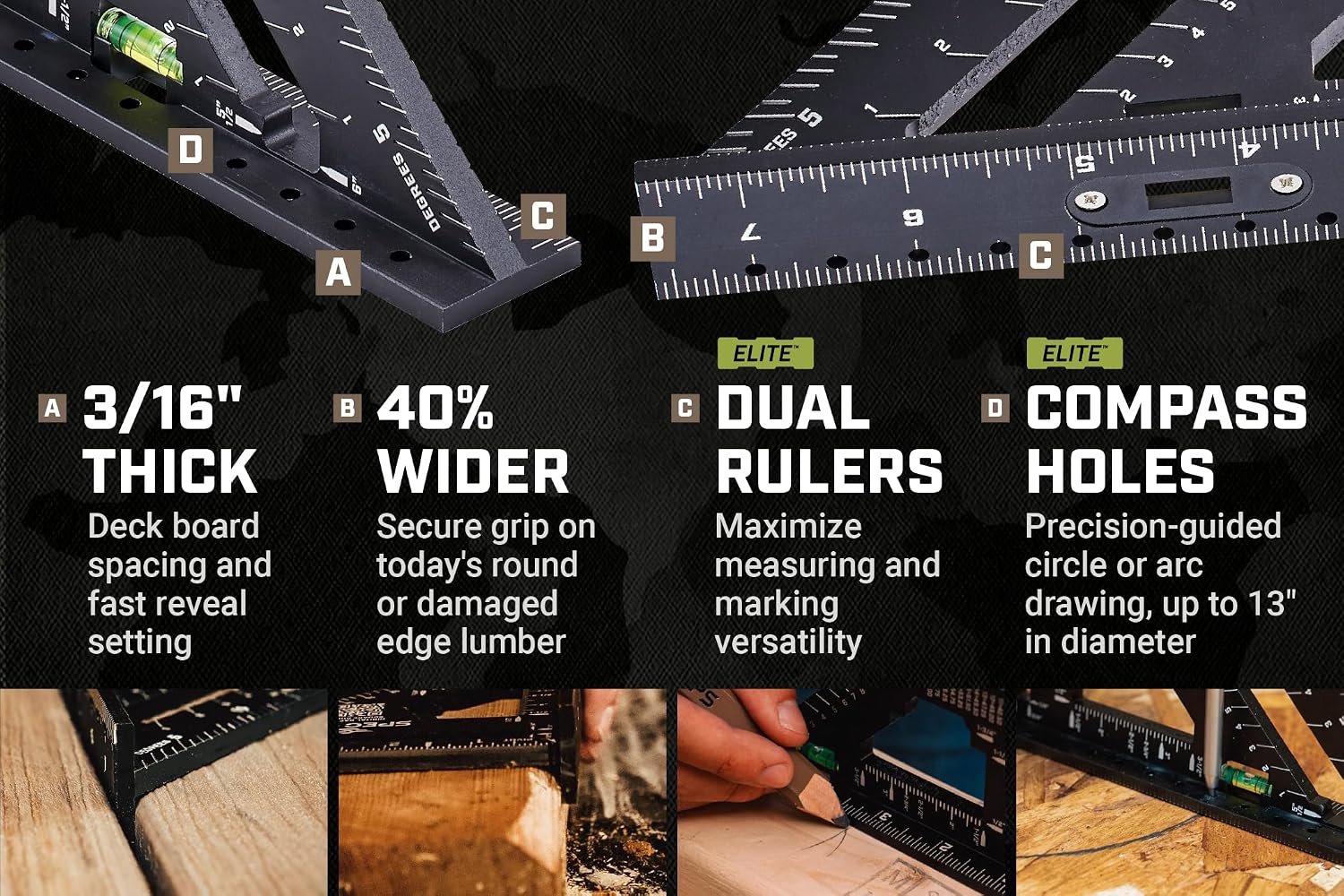Detalle de Spec Ops Rafter Square 7.5-Inch