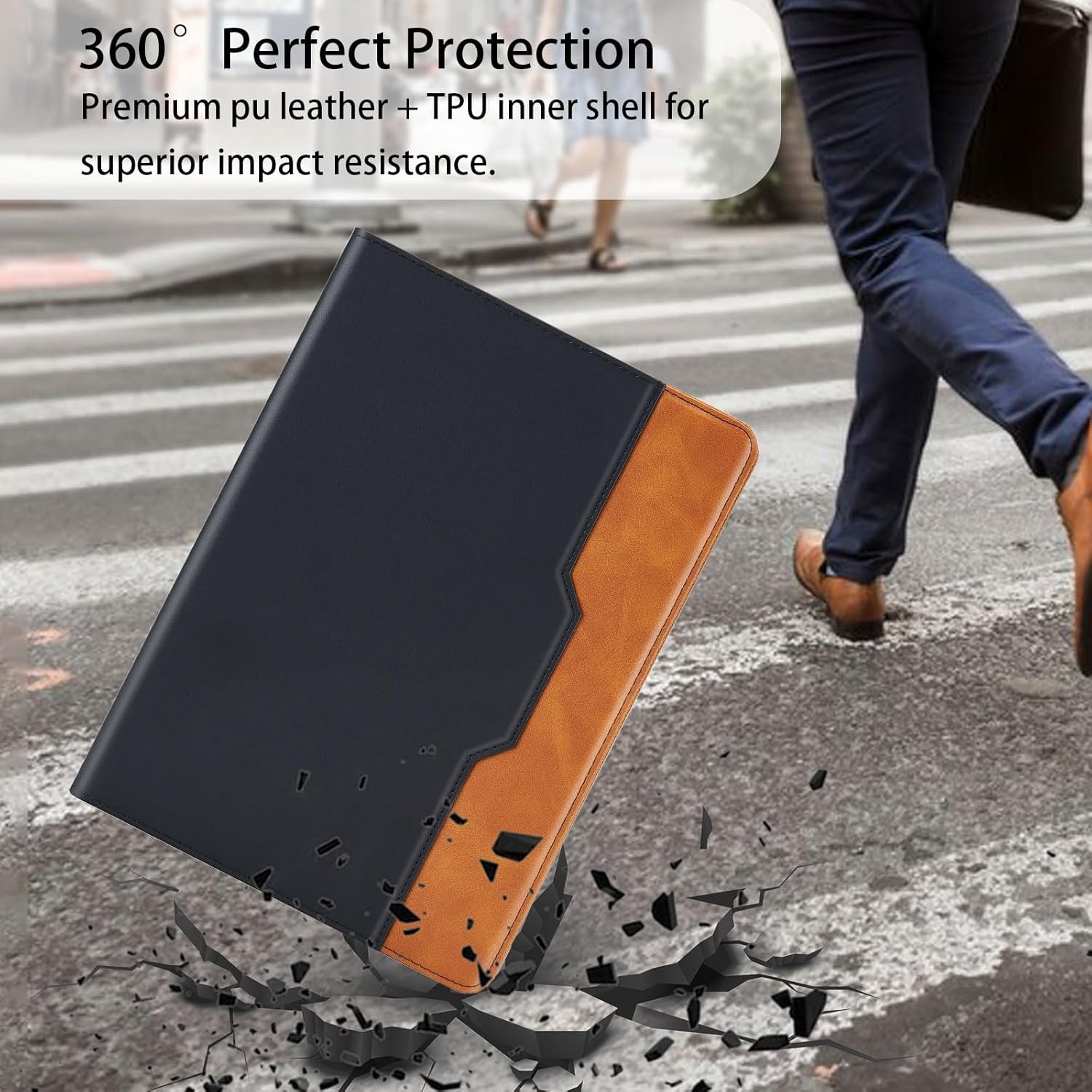 Thumbnail 6 de Vkooer Schutzhülle für Lenovo Tab M11 11'' (2024) TB-330FU / TB-331FC – Stifthalter, Auto Sleep/Wake, Premium PU-Leder