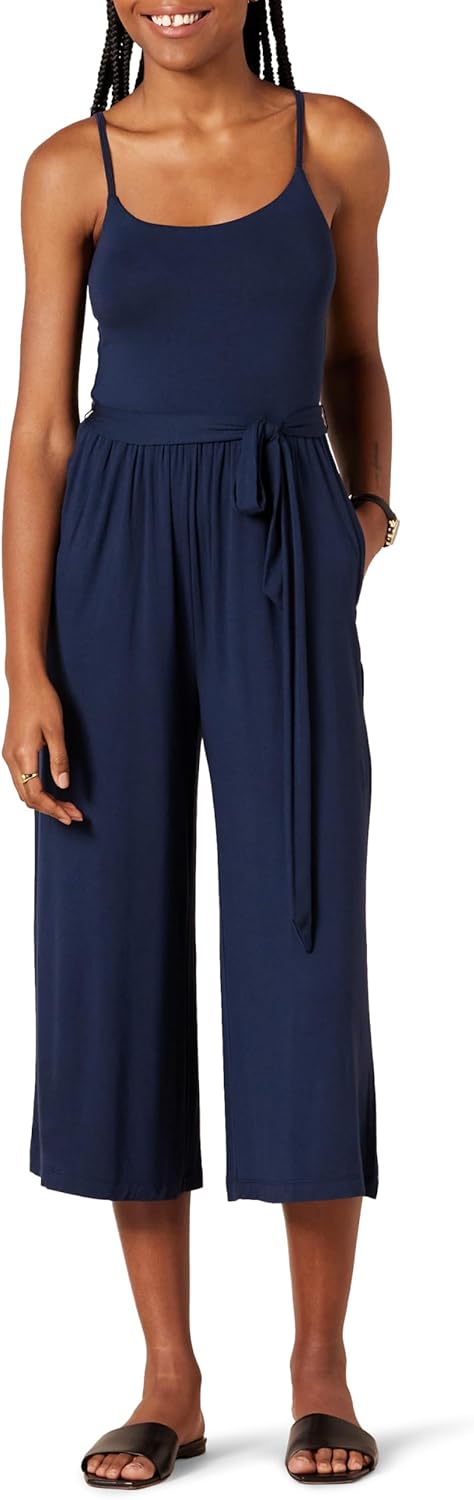 Thumbnail 5 de Amazon Essentials Women’s Jersey Cami Cropped Wide Leg Jumpsuit