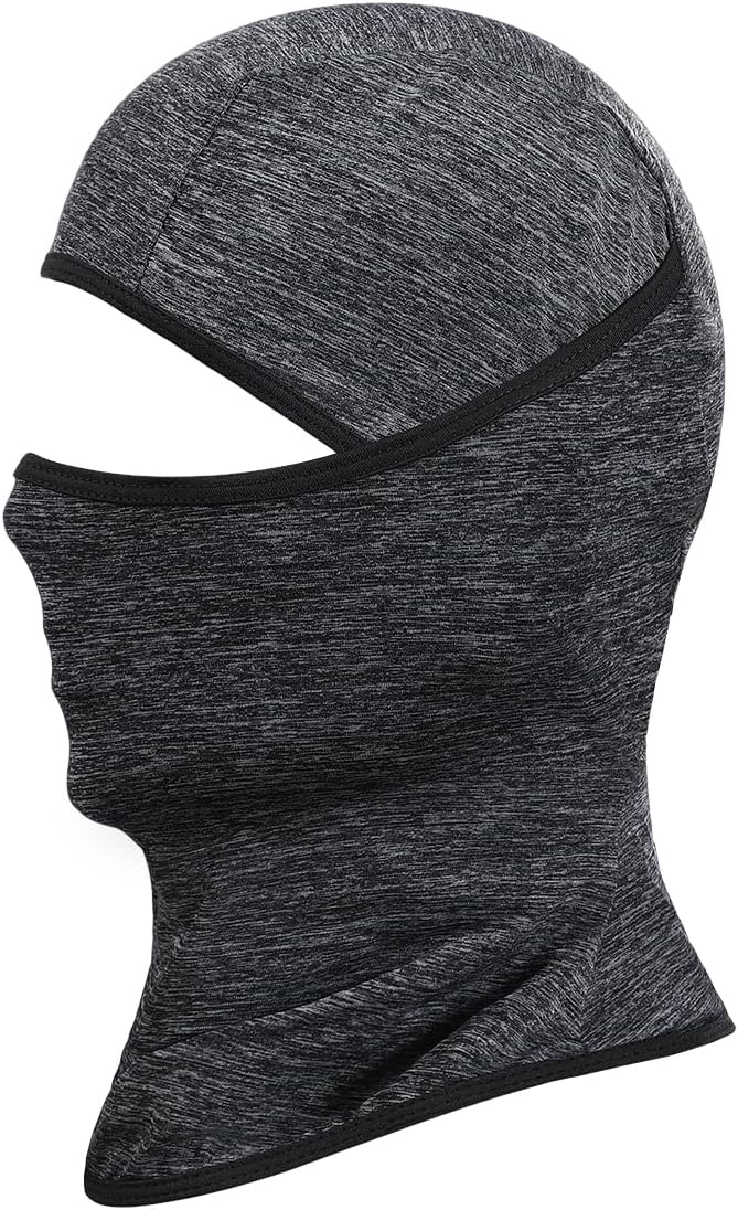 Detalle 2 de Achiou Lightweight Balaclava, UPF 50+ Helmet Liner, Black 2-Pack