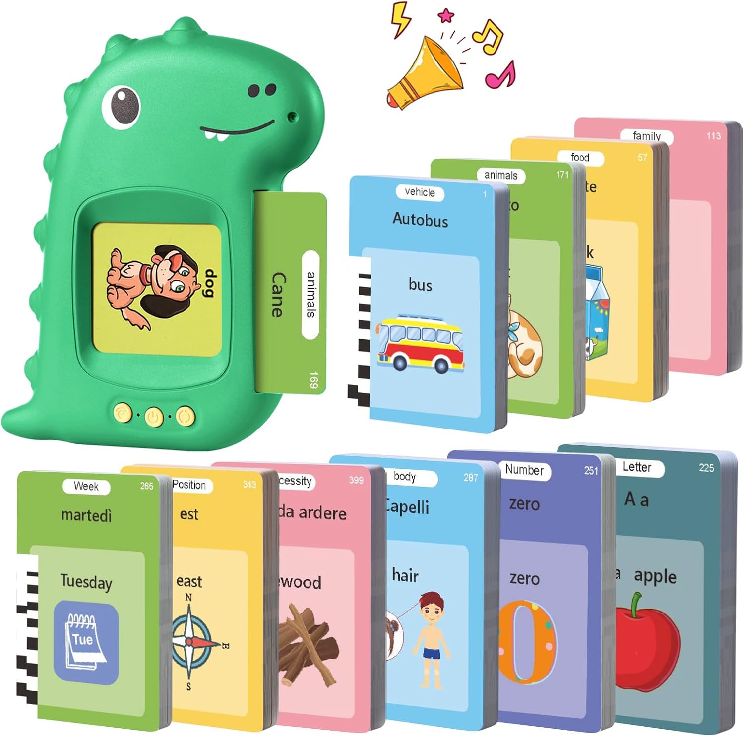 Detalle de Talking Flash Cards 510 Parole per bambini 3+