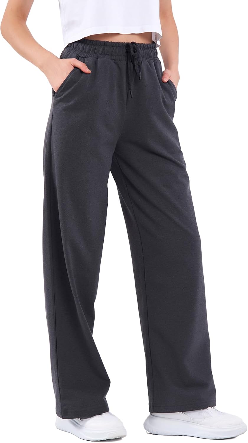 Thumbnail 5 de COMEOR Women’s Jogging Bottoms – lightweight breathable cotton straight-leg joggers with side pockets