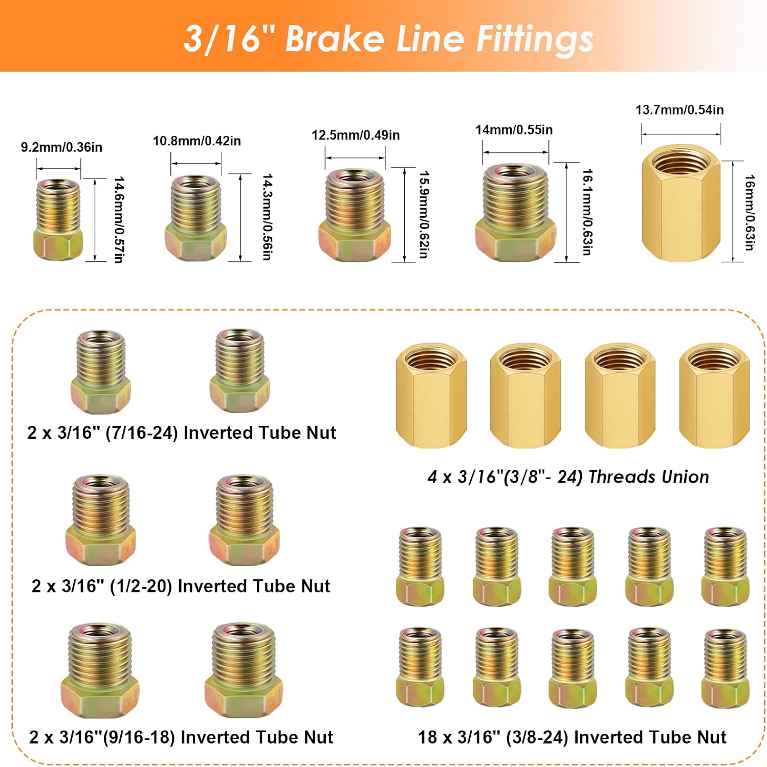 Detalle 2 de Eoppen 25 ft 3/16" Zinc Coated Alloy Brake Line Kit with Tube Bender and Double & Single Flaring Tool