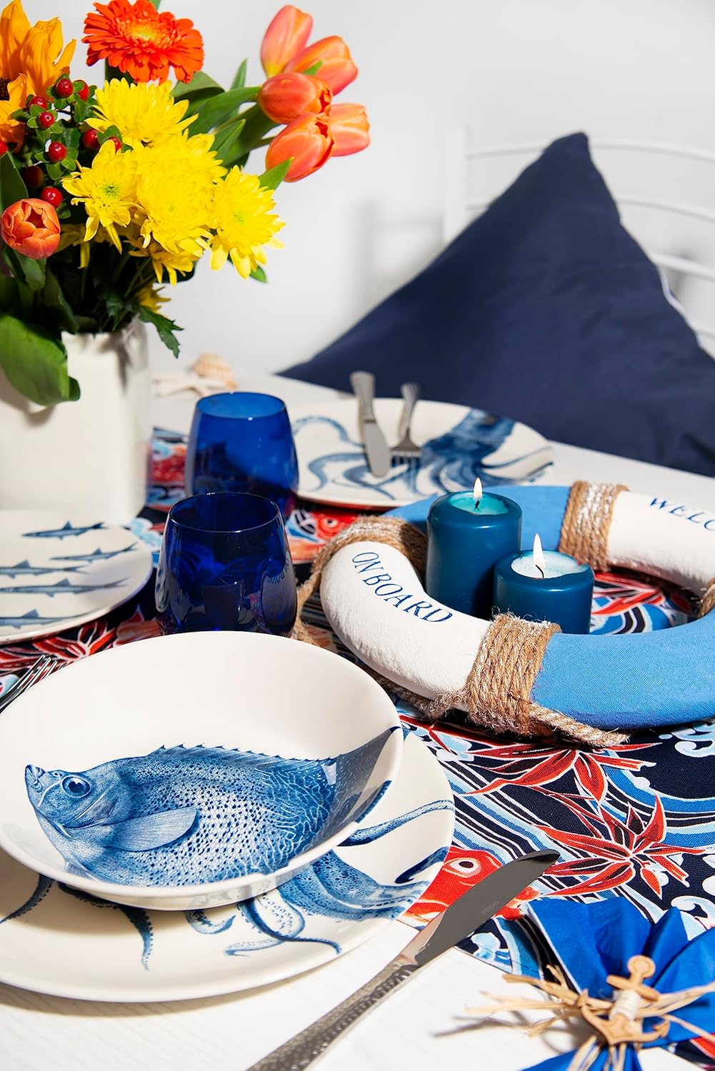 Thumbnail 5 de Excelsa Flore et Faune - Juego de 3 platos de cerámica 🍽