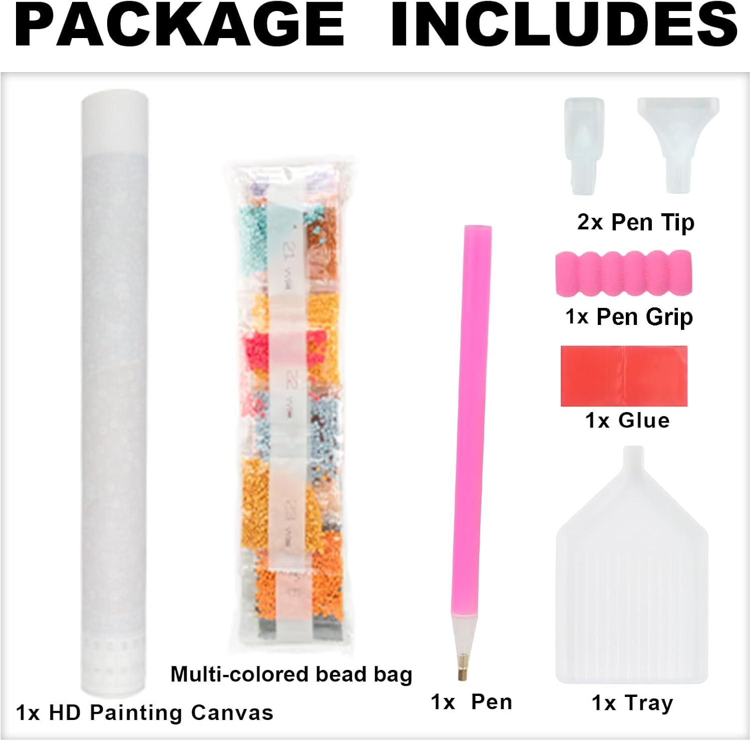 Detalle de Diamond Painting Kit, 13.8 x 13.8 Inch