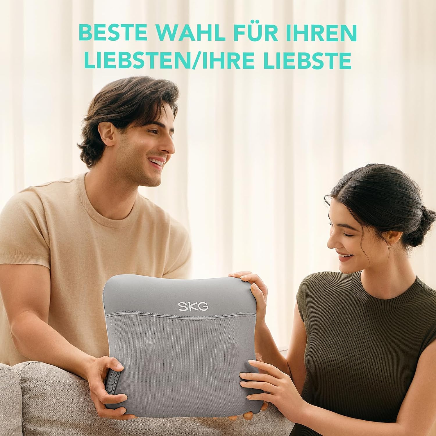 Thumbnail 6 de SKG Das Original kabelloses Nacken- und Rückenmassagegerät VS500 – Wärmefunktion, Tragbarer Massagekissen