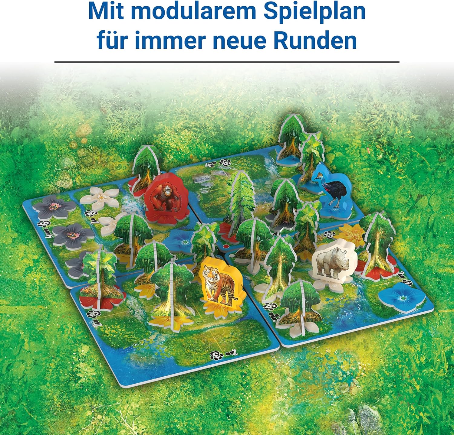 Thumbnail 2 de Ravensburger HUTAN D – Taktikspiel für die ganze Familie (1–4 Spieler, ab 8 Jahren)