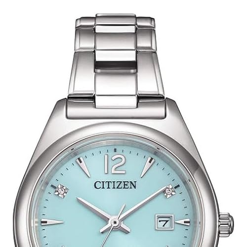 Thumbnail 3 de Citizen Orologio da donna Eco-Drive 32025930, cinturino titanio argentato, quadrante blu