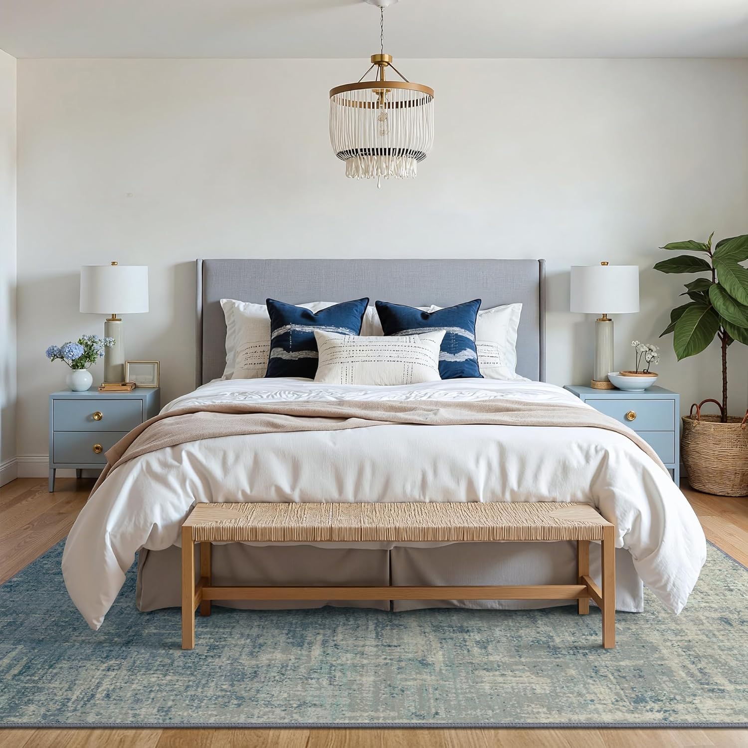 Thumbnail 6 de BEIMO Tapis Salon Moderne 160x230 cm à poils courts – design abstrait antidérapant, lavable en machine