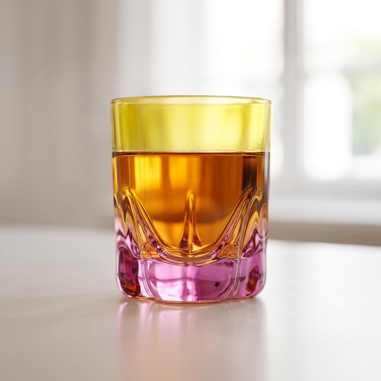 Thumbnail 3 de KROSNO Aurora – kolorowe szklanki do whisky, 4 × 250 ml, ręcznie malowane