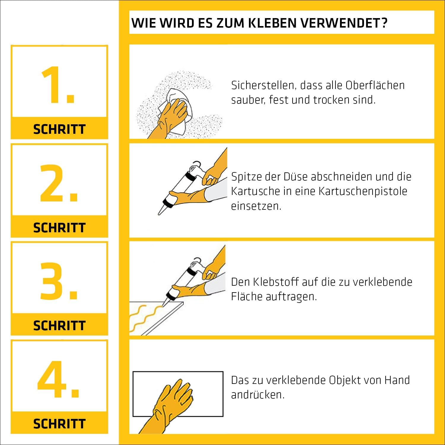 Thumbnail 3 de Sikaflex-11 FC Purform Schwarz – elastischer Kleb- und Dichtstoff 300 ml