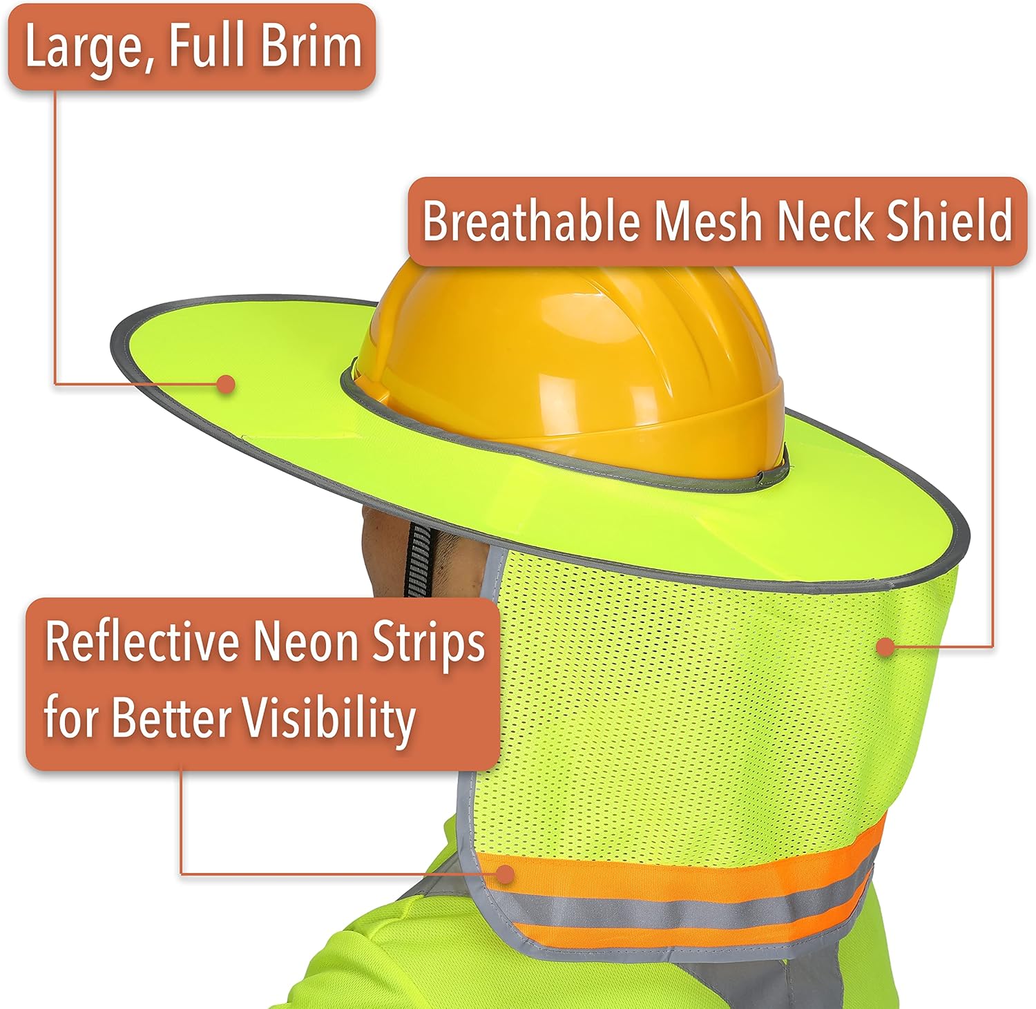 Detalle de UNCO Hard Hat Sun Shield Mesh