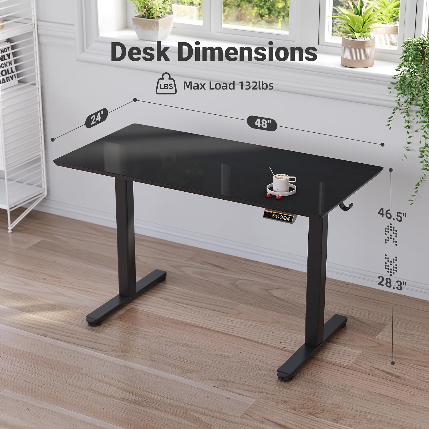 Detalle de Claiks Standing Desk, 48 x 24 Inch
