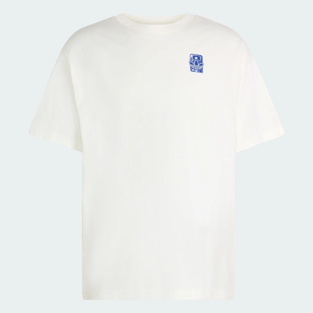 Detalle 2 de Camiseta estampada holgada LOFI MUSIC de Adidas
