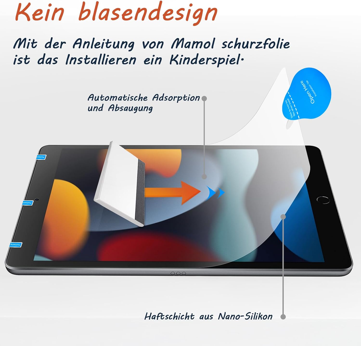 Thumbnail 6 de Mamol Papier Schutzfolie fürs iPad 10,2