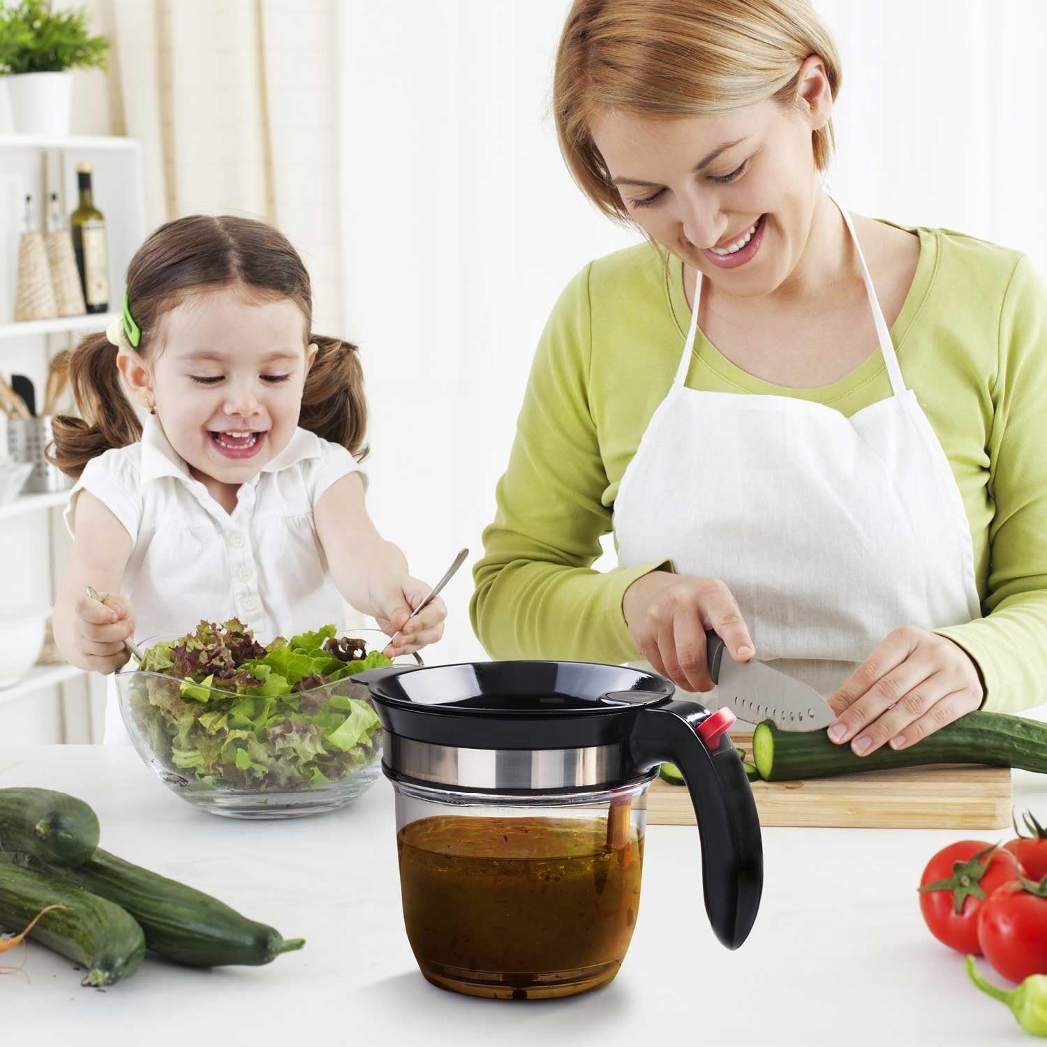 Detalle de Fat Separator With Bottom Release 4-Cup 🥣