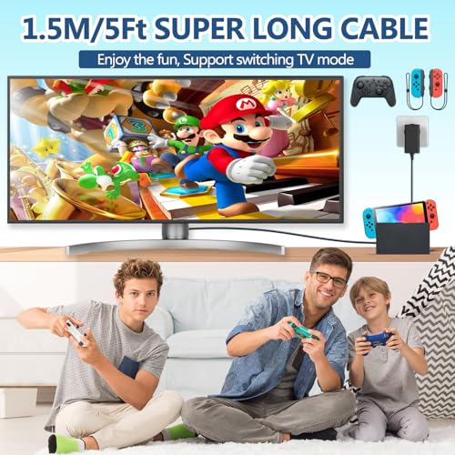 Thumbnail 5 de Cargador PD 45W para Nintendo Switch de YSSTKFD: carga rápida estable y modo TV