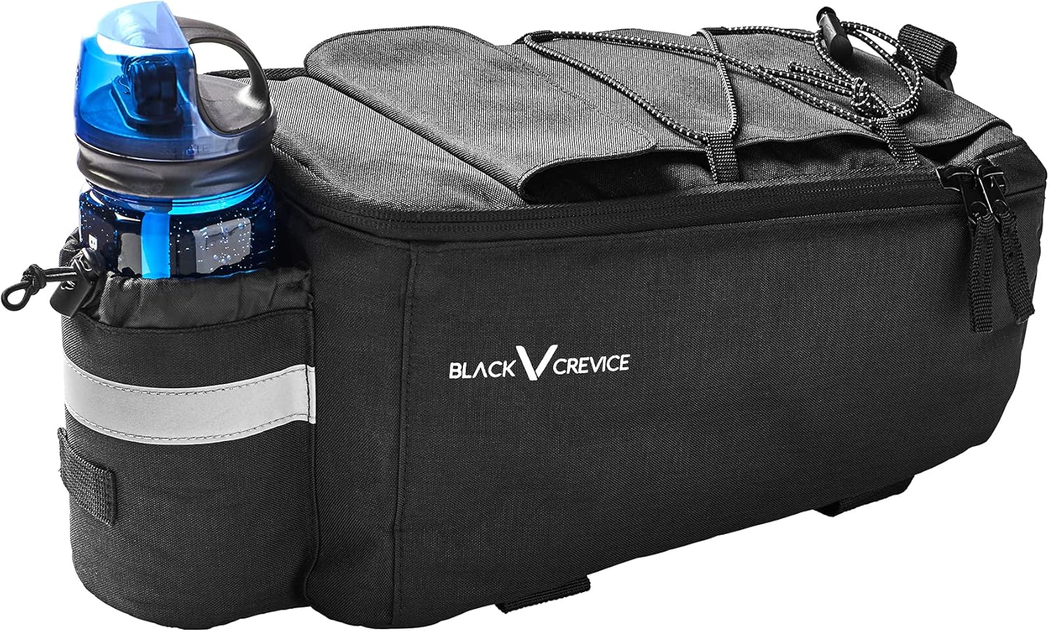 Detalle de Sacoche porte-bagages Black Crevice Rack Bag isotherme pour vélo – 30 x 15 cm