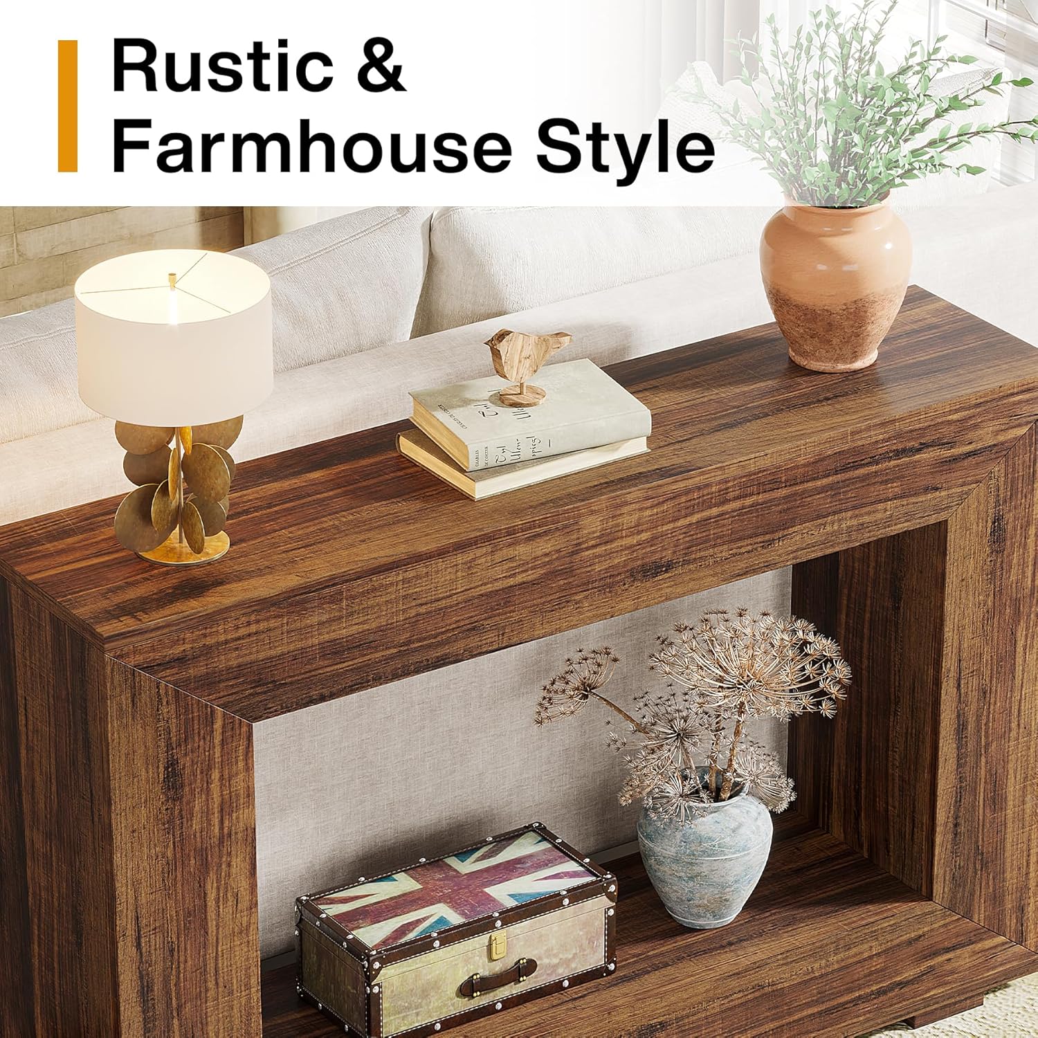 Detalle 2 de Tribesigns Console Table, 47.2 Inches