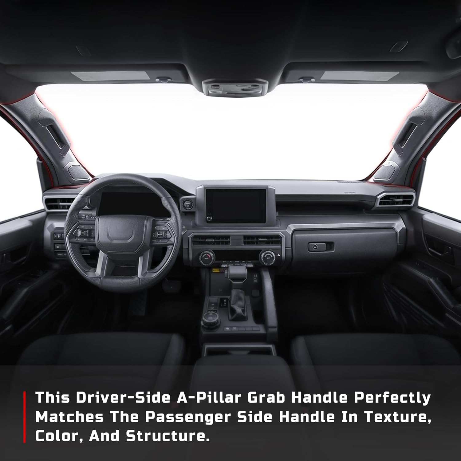 Thumbnail 6 de bgucar Driver Side A-Pillar Grab Handle for 2024–2026 Toyota Tacoma (Gen 4) | OEM-Style Match