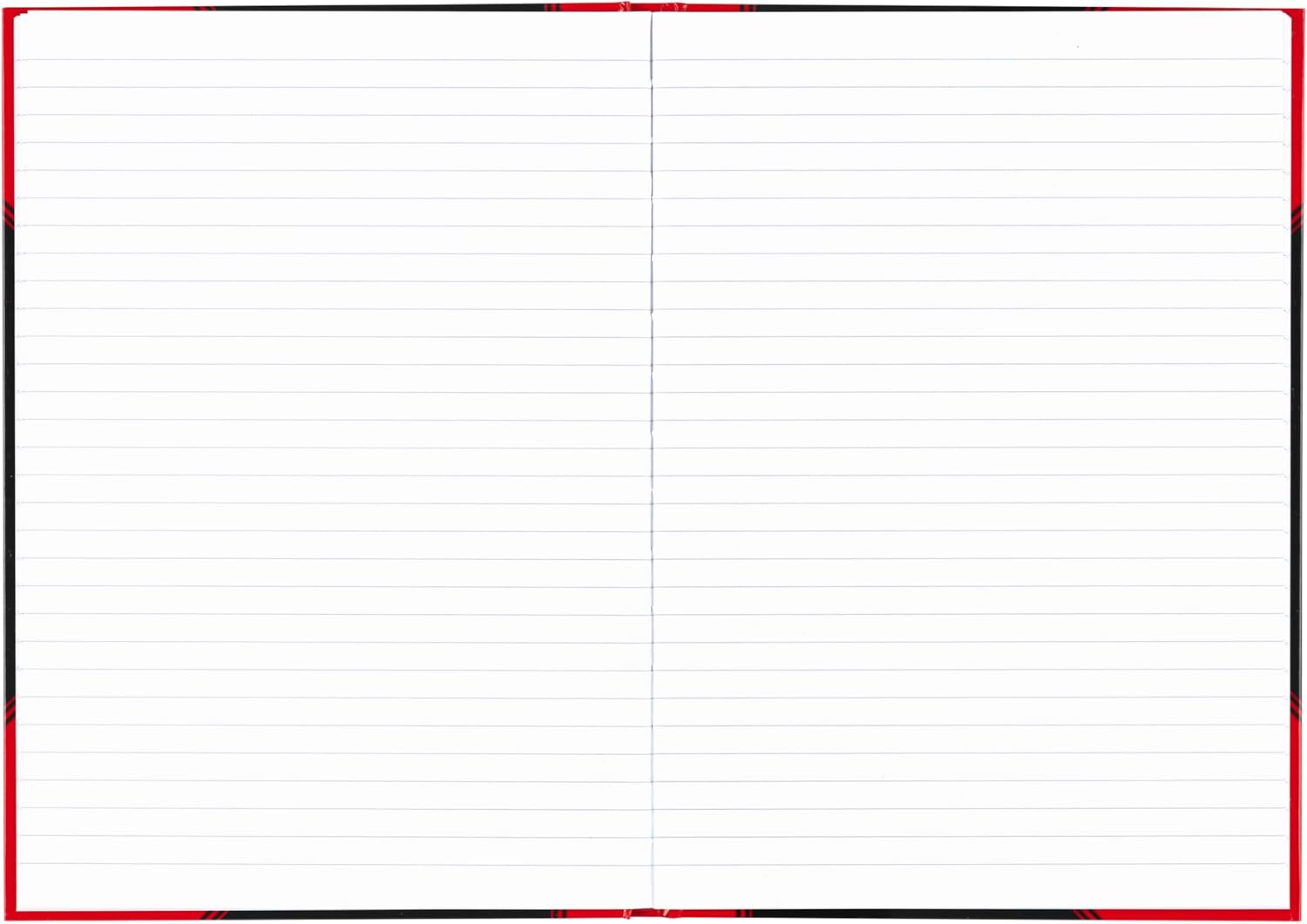 Thumbnail 3 de Bantex Notizbuch A4, liniert, 192 Seiten, 70 g/m², Hardcover schwarz-rot, 3 Stück