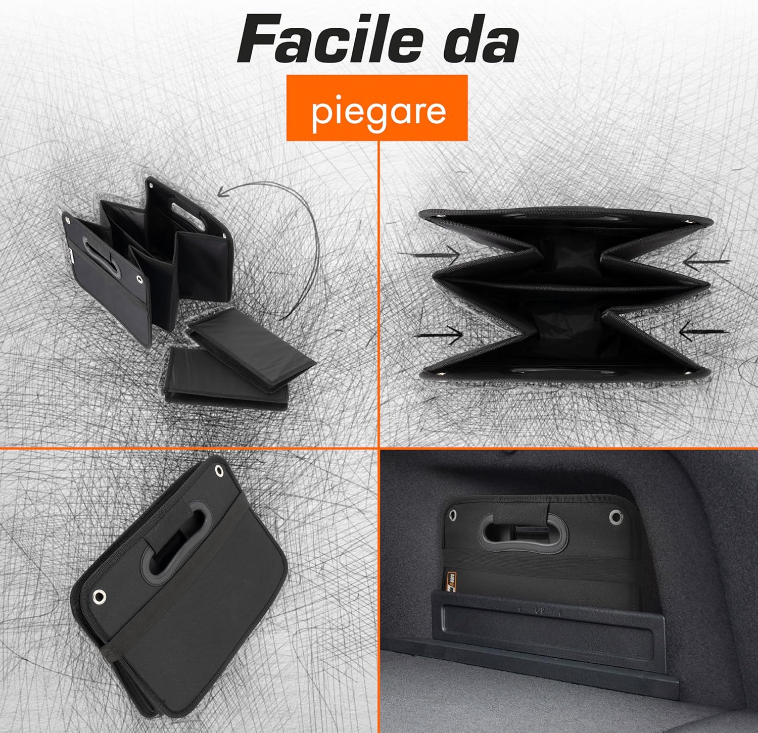 Thumbnail 5 de Organizer Bagagliaio Auto Borsa Porta-oggetti Universale