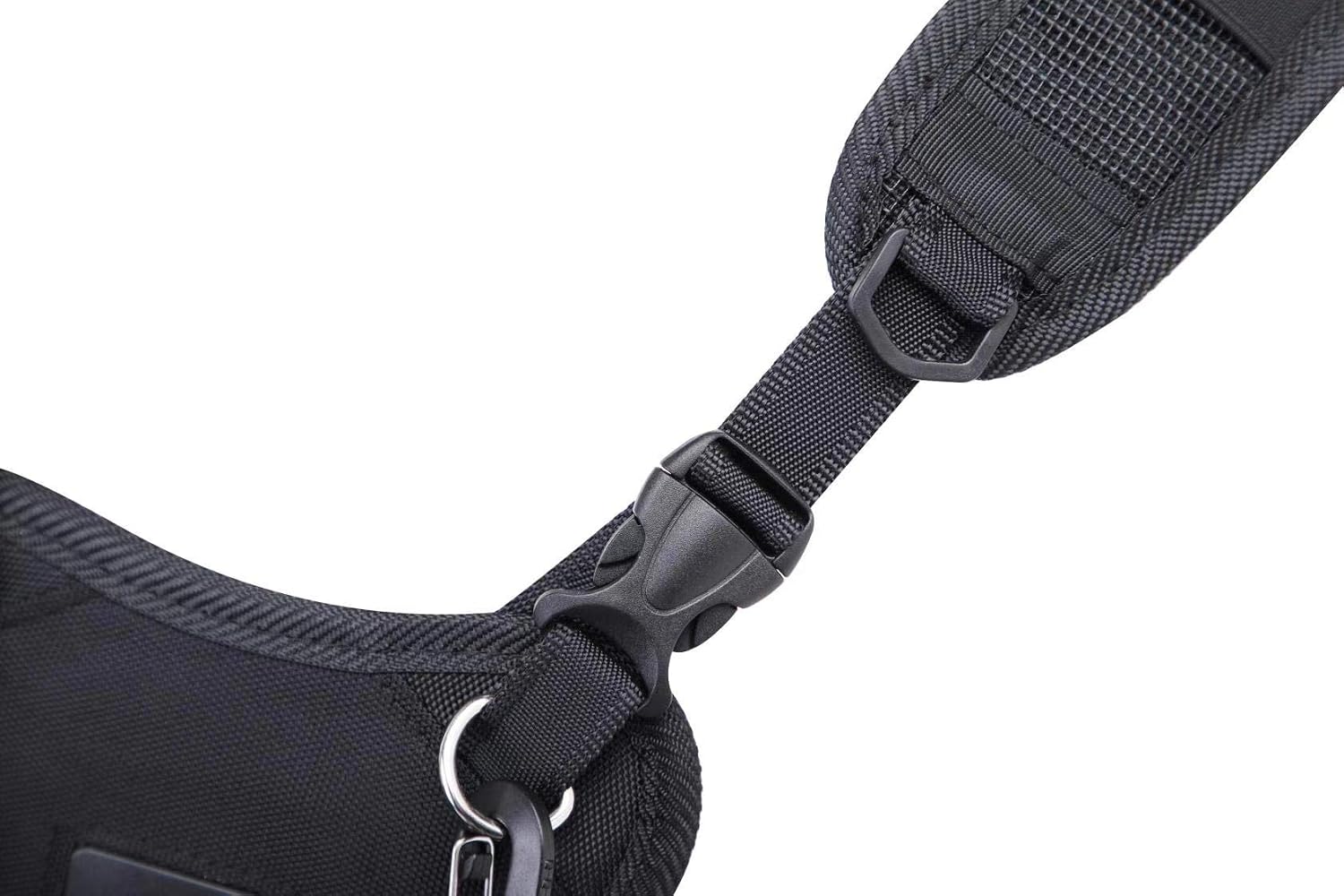 Detalle de Nicama Imbracatura Pettorale per Fotocamera — cinturino doppio, sgancio rapido e trasporto sicuro per DSLR