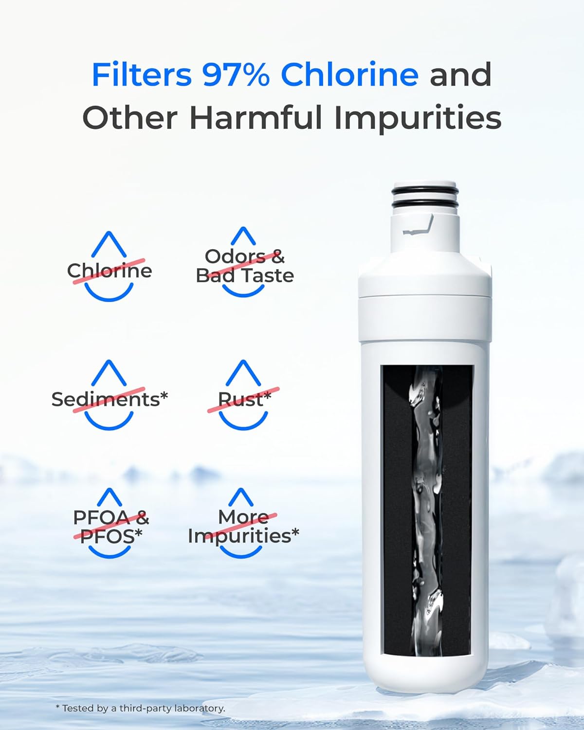 Thumbnail 3 de Waterdrop ADQ747935 Refrigerator Water Filter and Air Filter, 3 Combo