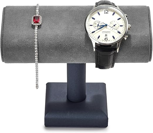 Papten Soporte de piel sintética para joyas y relojes