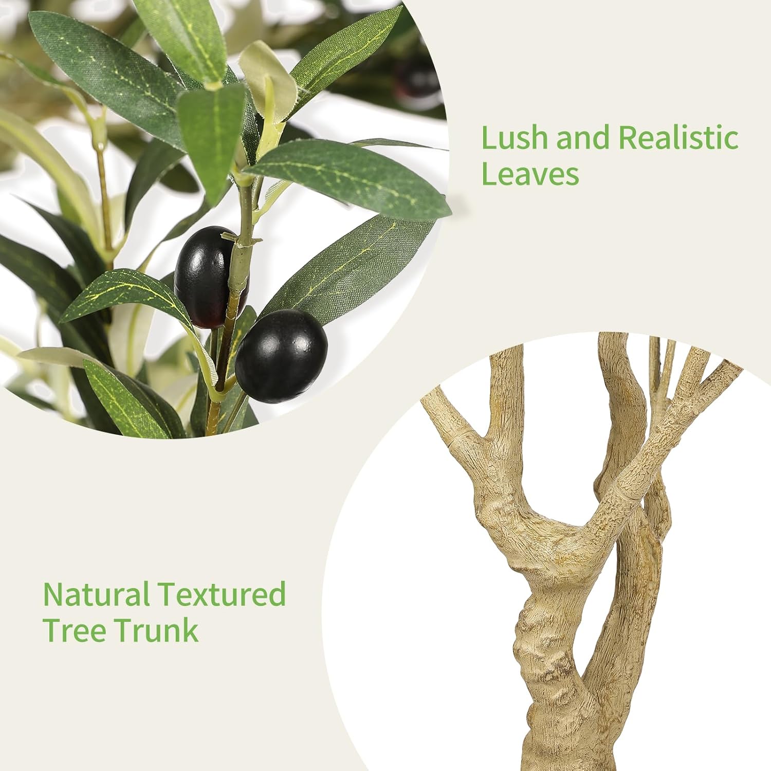 Thumbnail 3 de Realead Faux Olive Tree 7ft