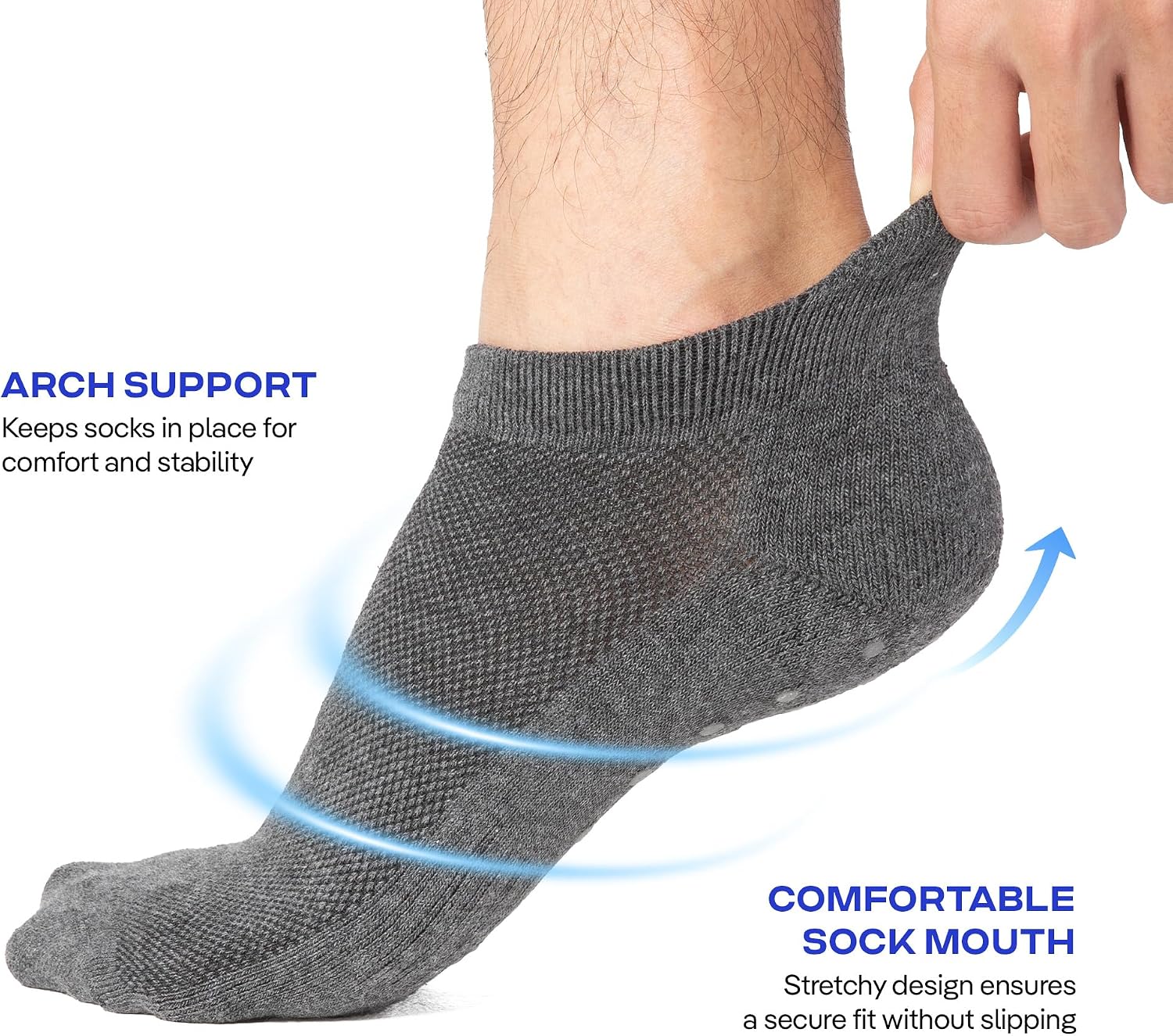 Detalle 2 de CoolMate Mens Grip Socks Size 6-10