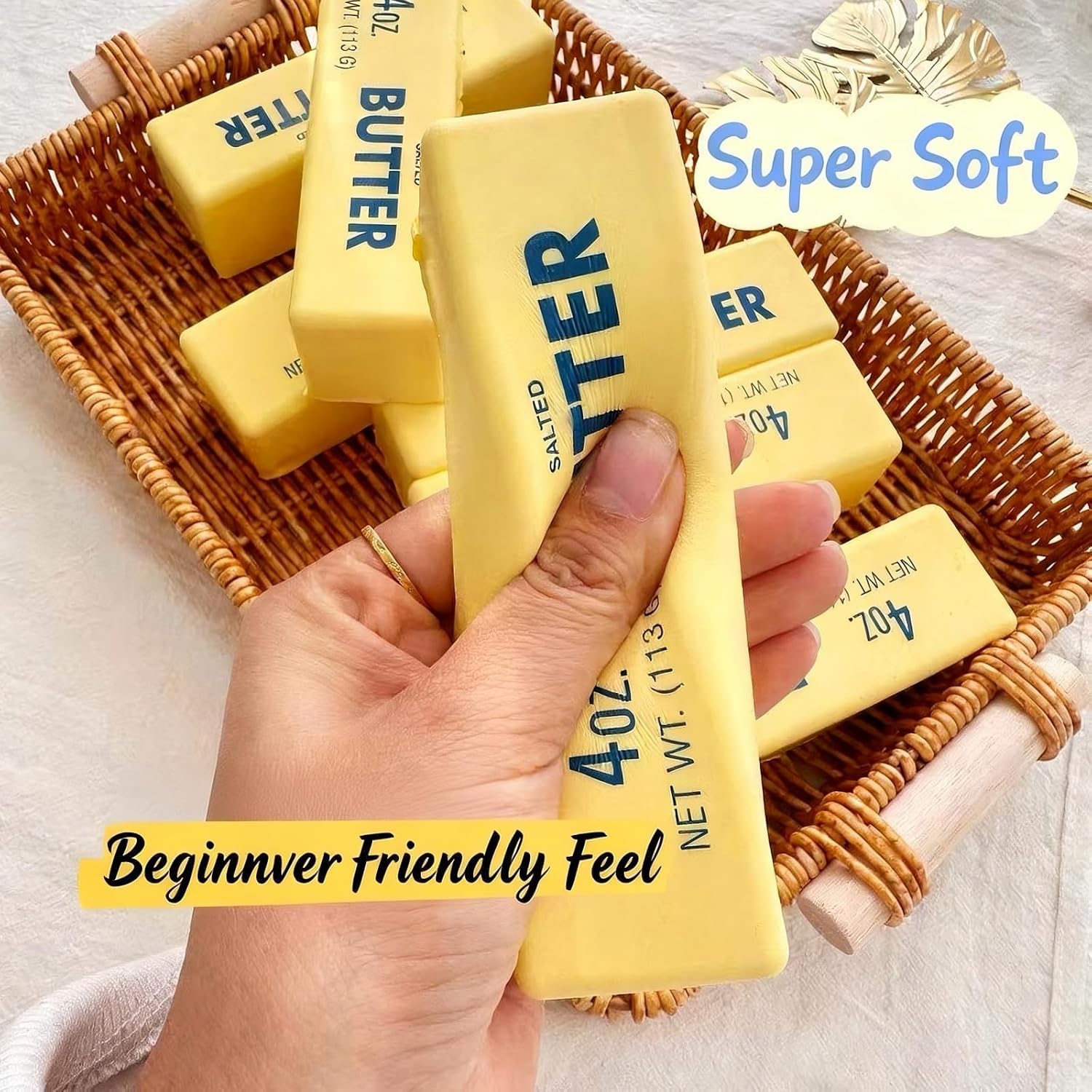 Detalle de 12 Pack Butter Squishy Toy: Ultra-Soft Slow Rising Stress Relief Fidgets